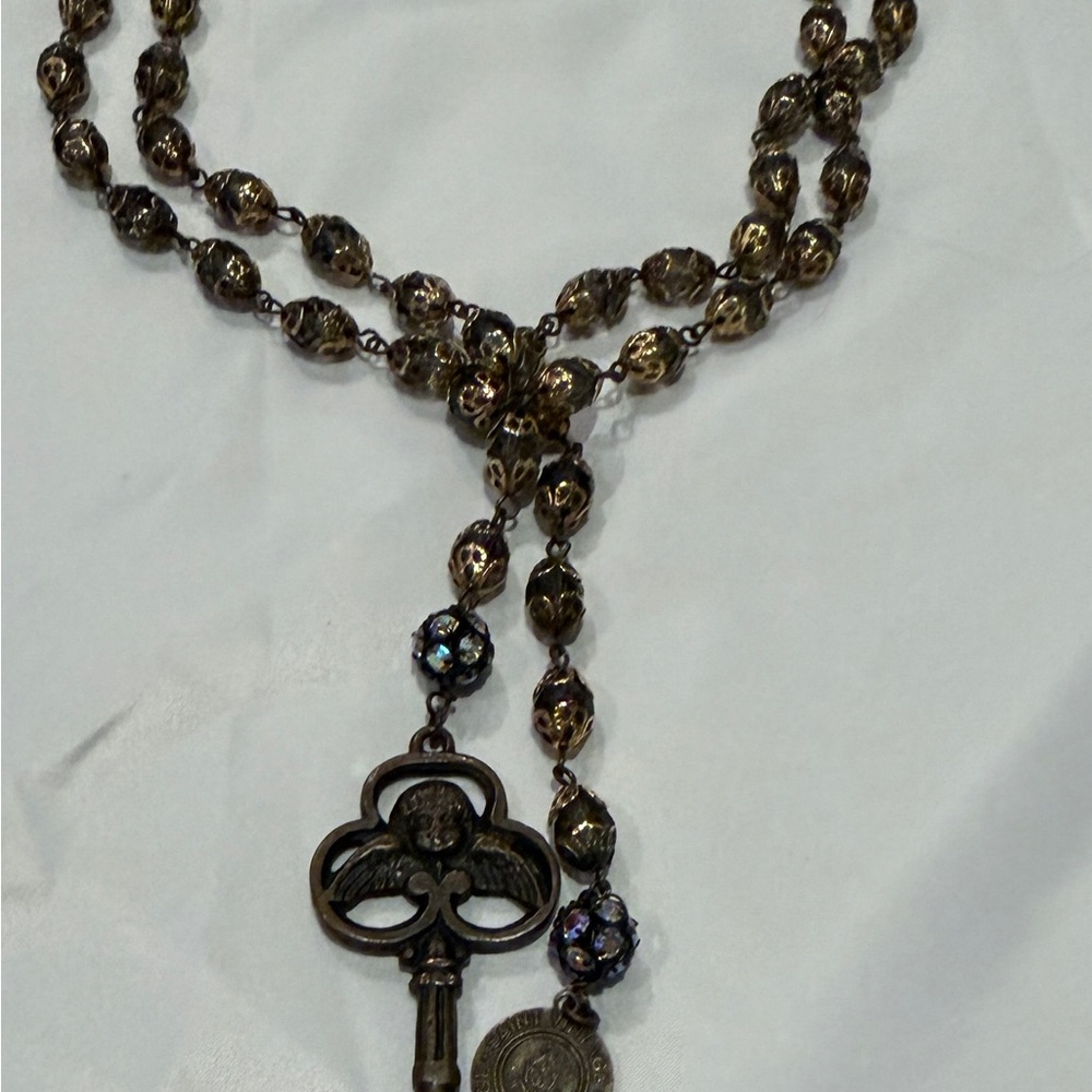 Saint Vintage Key Pendant Necklace